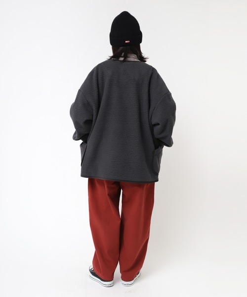 「URCH RNA」 ノーカラージャケット MEDIUM オリーブ レディース_画像5