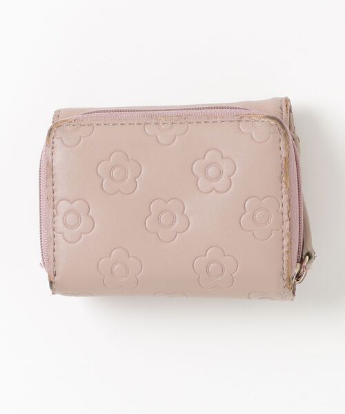 Hamusuta マリークヮント 三つ折財布 すぐ届く☆MARY QUANT ミニ財布 三つ折り ギフトにもおすすめ◎ (MARY