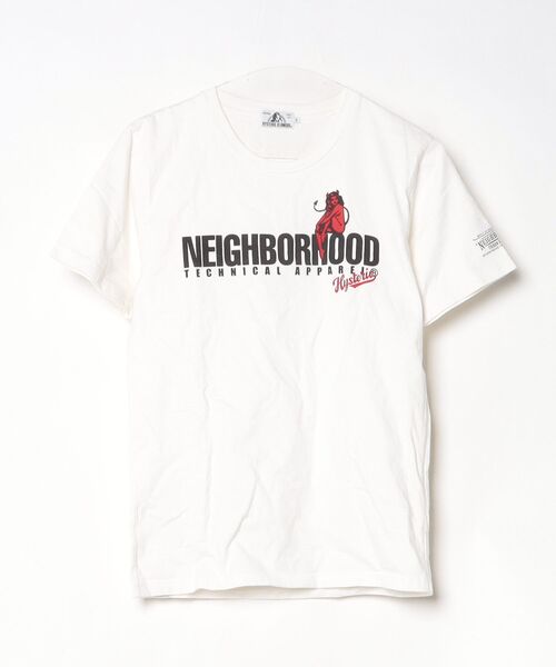 HYSTERIC ヒステリックグラマー 半袖Tシャツ リンガー ヒスガール M