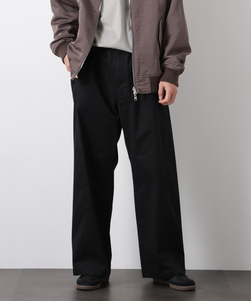 NANO universe（ナノ・ユニバース） パンツ 「ASSEMBLANC」ベルテッド