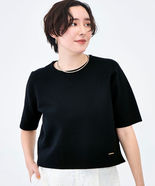 ニット セーター 「手洗い可能」ホールガーメントニットＴ レディースの画像