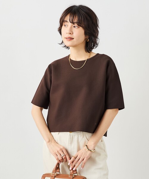 ニット セーター 「手洗い可能」ホールガーメントニットＴ レディースの画像