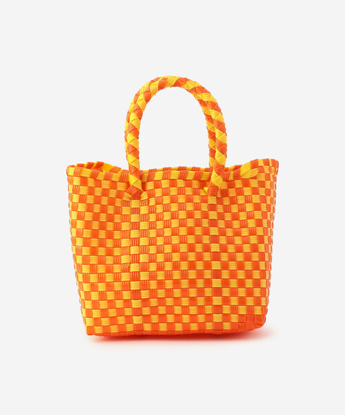 「Bshop」 ハンドバッグ ONE オレンジ系その他 レディース_画像8