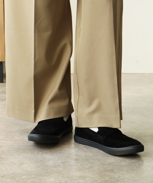 「U.S. POLO ASSN.」 ローファー 27.0cm ブラック メンズ_画像2