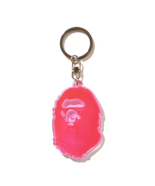 A BATHING APE（アベイシングエイプ） キーホルダー APE HEAD
