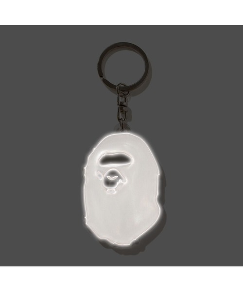A BATHING APE（アベイシングエイプ） キーホルダー APE HEAD