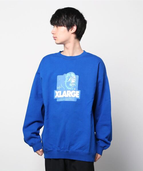 XLARGE（エクストラ ラージ） スウェットカットソー LARGE ブルー 