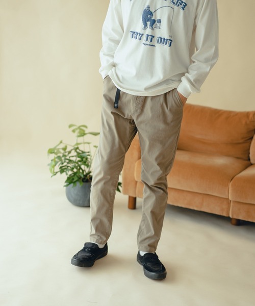 「gym master」 イージーパンツ SMALL グリーン メンズ_画像3