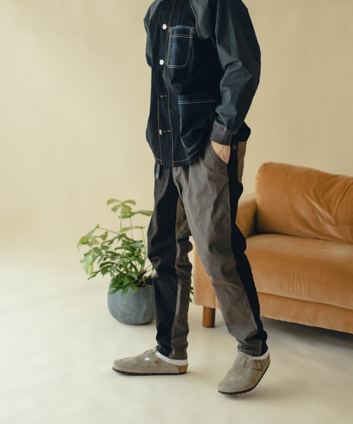 「gym master」 イージーパンツ SMALL グリーン メンズ_画像8