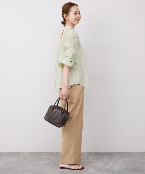 SLOBE IENA（スローブイエナ） ブラウス シャツ マニーレースブラウス