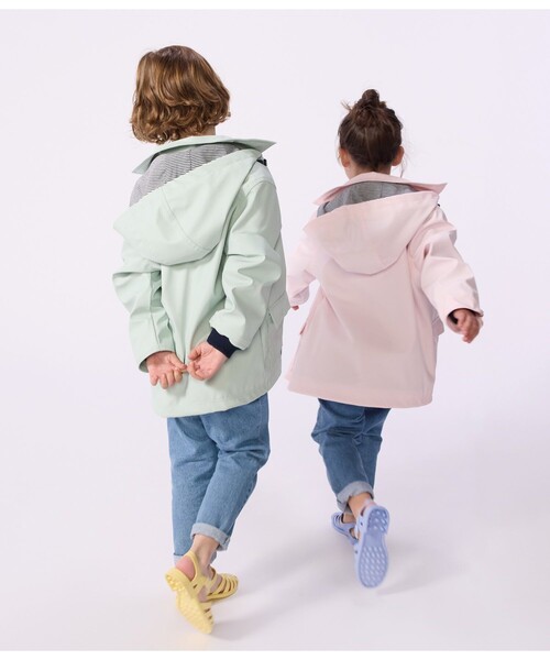 PETIT BATEAU ヨットパーカ 95 プチバトー PETIT BATEAU ヨットパーカ （ライトブルー） -靴
