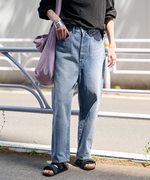 「FRAMeWORK」 デニムパンツ 36 ブルー レディースの画像