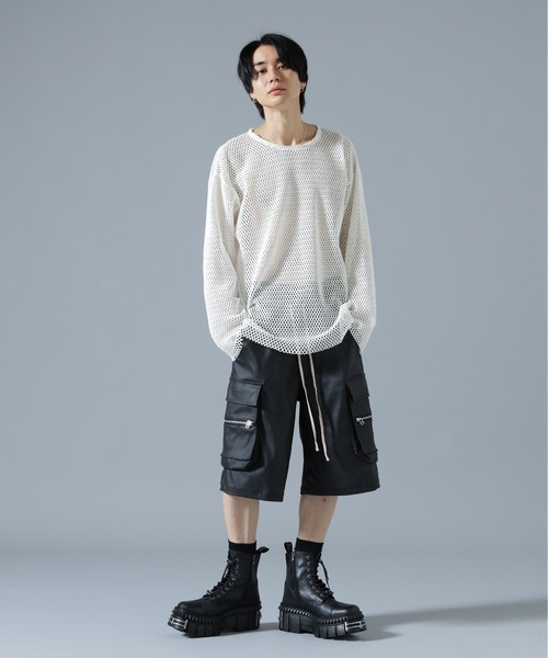 L.H.P（エルエイチピー） ハーフパンツ ワイドパンツ カーゴパンツ