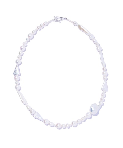 ネックレス 「IRIS 47」mozaic arty pearl necklace/モザイク アーティ パール ネックレス VSJ3 レディースの画像