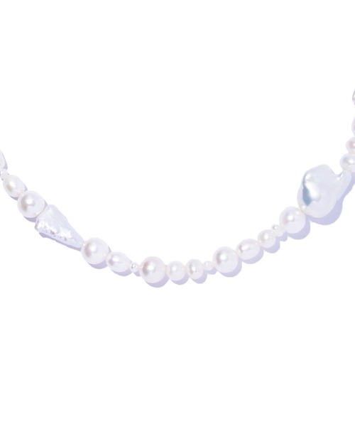 ネックレス 「IRIS 47」mozaic arty pearl necklace/モザイク アーティ パール ネックレス VSJ3 レディースの画像