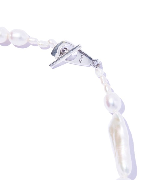 ネックレス 「IRIS 47」mozaic arty pearl necklace/モザイク アーティ パール ネックレス VSJ3 レディースの画像