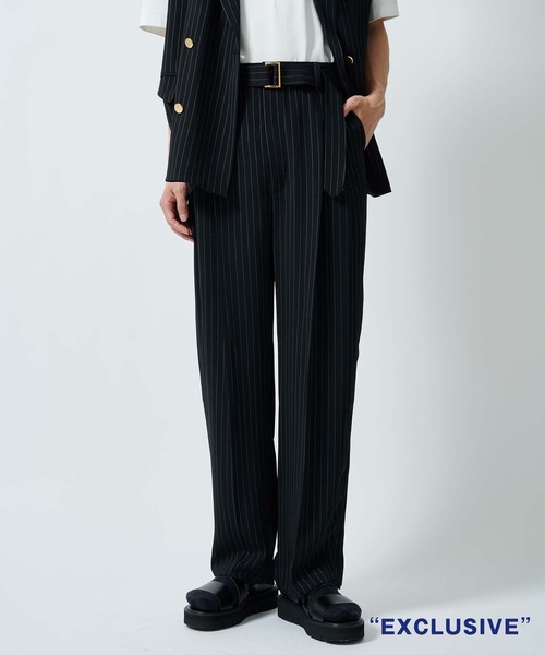 CULLNI（クルニ） スラックス 2 ブラック メンズ : ZOZOTOWN Yahoo!店