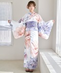 浴衣 浴衣3点セット(浴衣・帯・下駄) レディースの詳細画像3