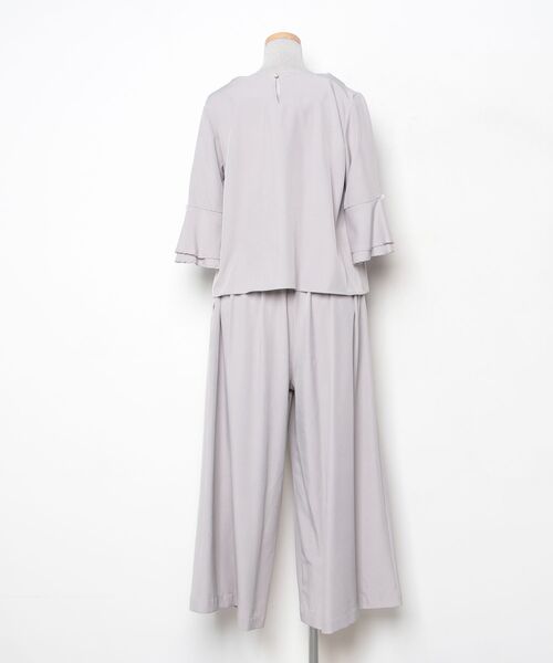 「PourVous」 セットアップ L グレー レディース_画像2