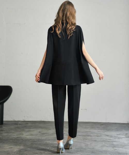 「Flolia」 セットアップ 2L ネイビー レディース_画像2
