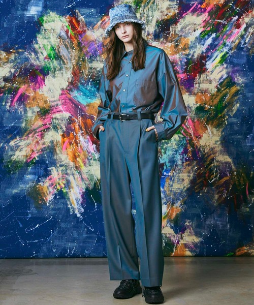 「MAISON SPECIAL」 長袖シャツ 1 ホワイト メンズの画像