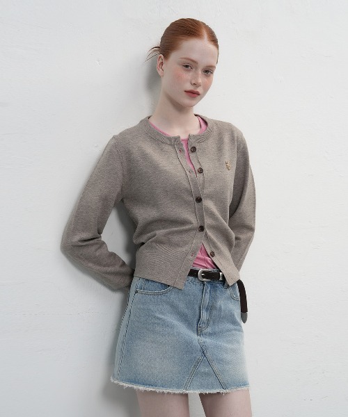 「GENERAL IDEA」 ニットカーディガン S レッド レディース_画像9
