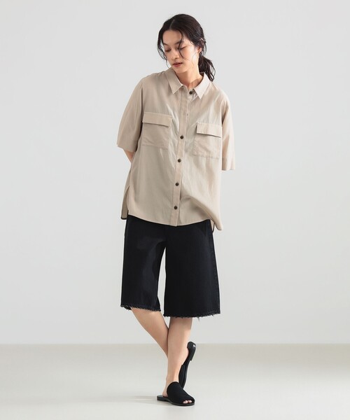 Demi-Luxe BEAMS（デミルクス ビームス） ブラウス シャツ 半袖 「7/31 