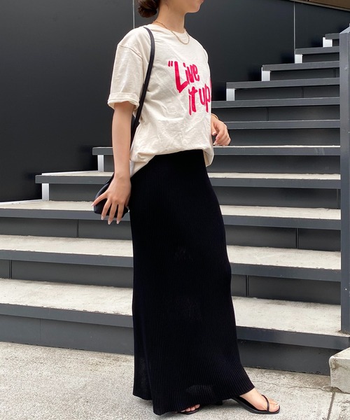 「MIXTA」 半袖Tシャツ MEDIUM ホワイト レディース_画像2