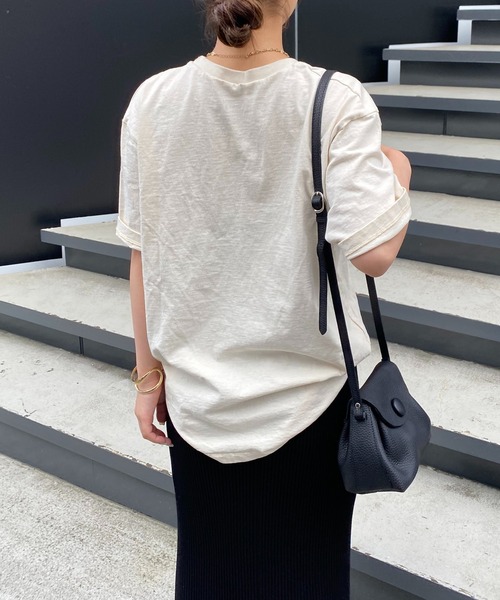 「MIXTA」 半袖Tシャツ MEDIUM ホワイト レディース_画像5