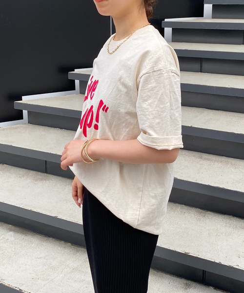 「MIXTA」 半袖Tシャツ MEDIUM ホワイト レディース_画像6