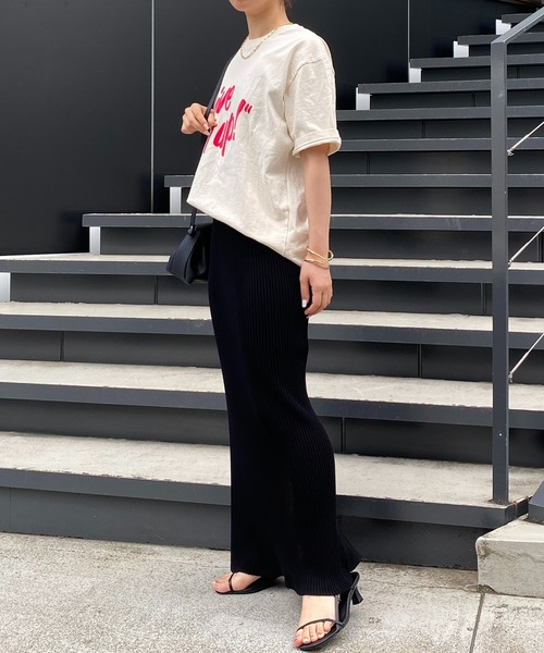 「MIXTA」 半袖Tシャツ MEDIUM ホワイト レディース_画像8