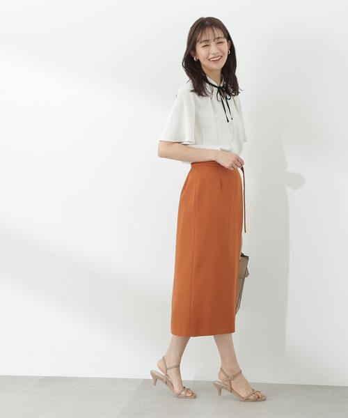 「N.(N. Natural Beauty Basic)」 半袖ブラウス MEDIUM ナチュラル レディース_画像3