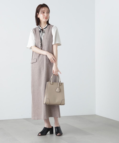 「N.(N. Natural Beauty Basic)」 半袖ブラウス MEDIUM ナチュラル レディース_画像8