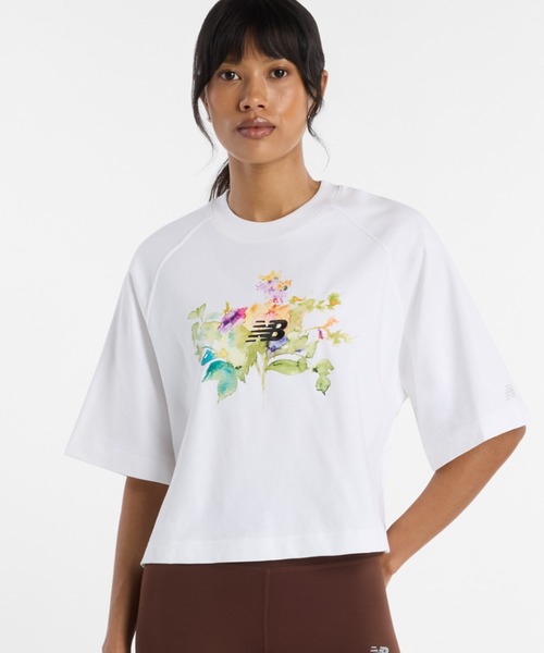 New Balance（ニューバランス） tシャツ 半袖 ウォーターカラーマルチ