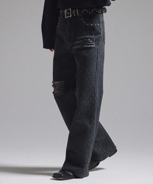 GRANCY ブーツカットデニムパンツ M ブラック メンズ : ZOZOTOWN Yahoo