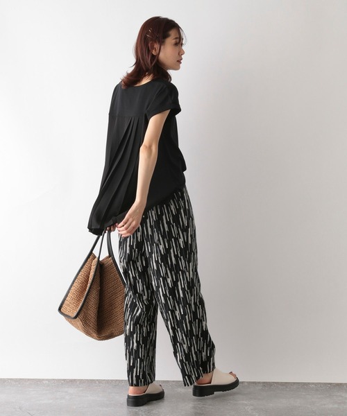 「GLOBAL WORK」 半袖ブラウス MEDIUM グレー系その他 レディース_画像5