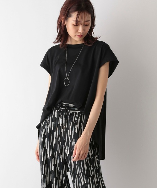 「GLOBAL WORK」 半袖ブラウス MEDIUM グレー系その他 レディース_画像9