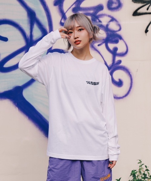 火寺企画 tシャツ 8bitチャイナガールロングTシャツ メンズ レディース