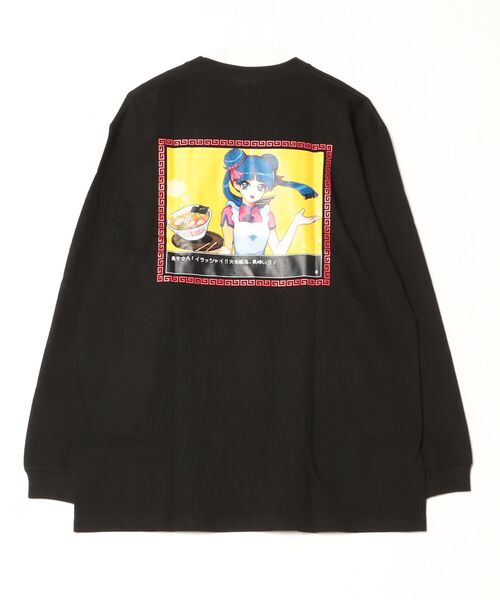火寺企画 tシャツ 8bitチャイナガールロングTシャツ メンズ レディース