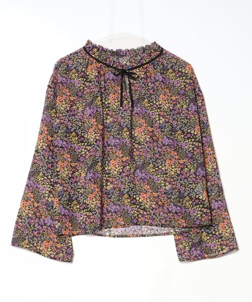 トップス 【美品】 GRACE CONTINENTAL 長袖シアーブラウス シルク 3