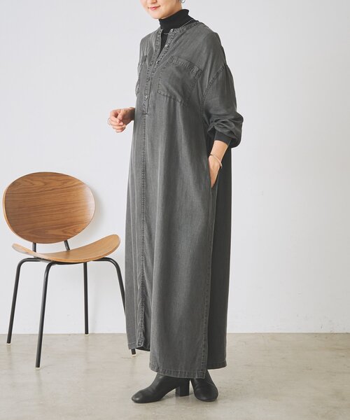 BEARDSLEY（ビアズリー） ワンピース 「完売カラー追加検討中」デニム