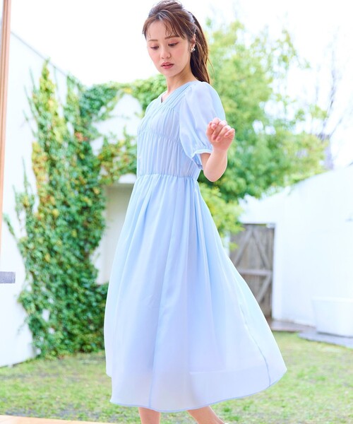 「Feroux」 半袖ワンピース F ブラック レディース_画像3