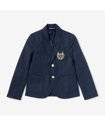トミーヒルフィガー　ロゴエンブレムデザイン　紺ブレザー ジャケット TOMMY HILFIGER（トミー・ヒルフィガー） テーラードジャケット