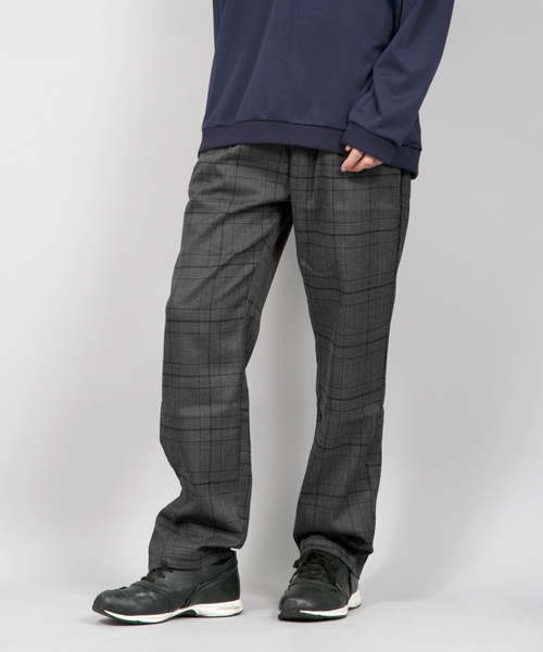 CERCA パンツ RS/グレンチェックパンツ メンズ : ZOZOTOWN Yahoo