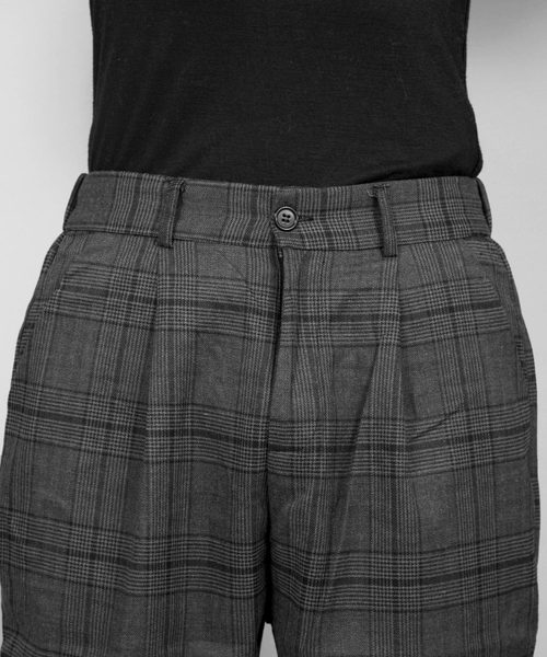 CERCA パンツ RS/グレンチェックパンツ メンズ : ZOZOTOWN Yahoo!店
