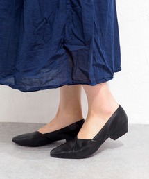 cava cava Vカットローヒールパンプス cava パンプス Vカットフラットシューズ 3720395 : ZOZOTOWN