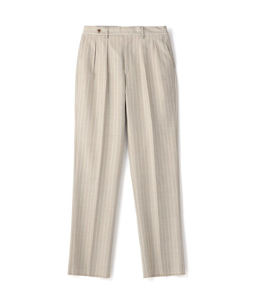 パンツ スラックス ウール 2プリーツワイドトラウザーズ Amadeus365 ウール 2プリーツワイドトラウザーズ