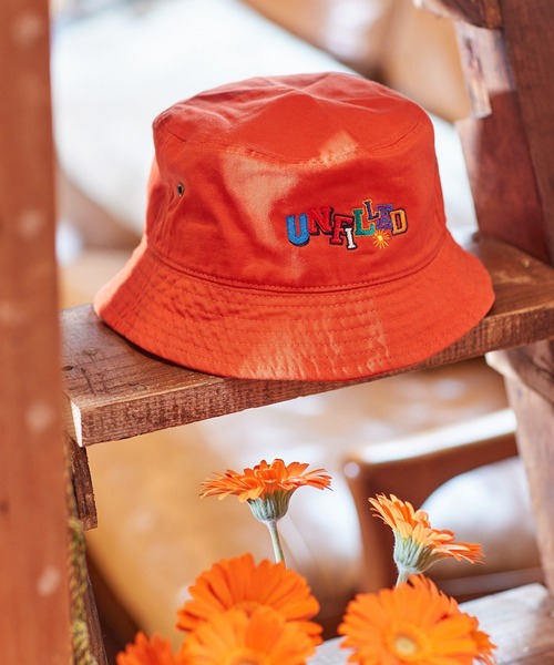 UN-FILLED 帽子 ハット mko10462- College logo stitched Bucket