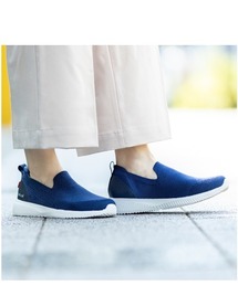 ☆AMB☆ネイビースリッポン☆新品未使用品☆38（24㎝）☆ ABC-MART 撥水 スニーカー ABC SELECT エービーシーセレクト SOCK SLIP