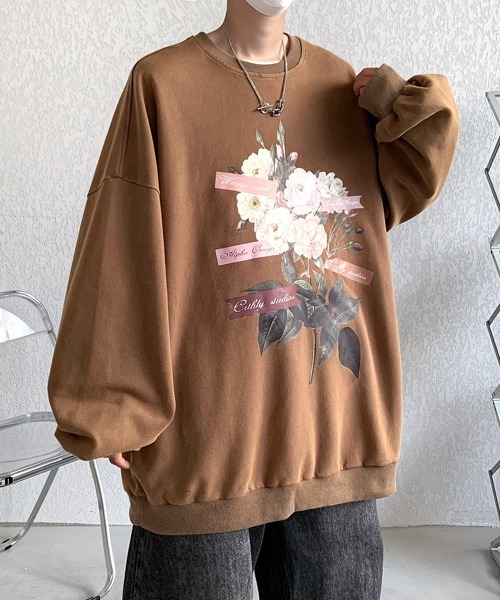 スウェット・トレーナー CPGN STUDIO happy day pigment sweatshirt 5MM238 CPGN STUDIO) Happy Day Pigment Sweatshirt | 3color